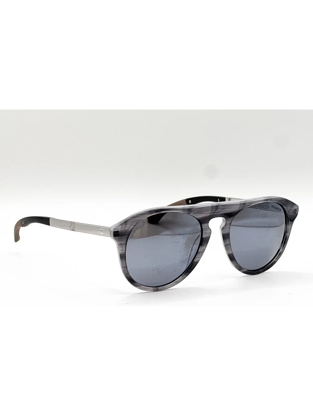 Champion Cuadjust C02 Grey Horn Gunmetal Full Rim Authentic Sunglasses 54-20-145